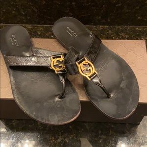 Gucci Thong Flip Flops